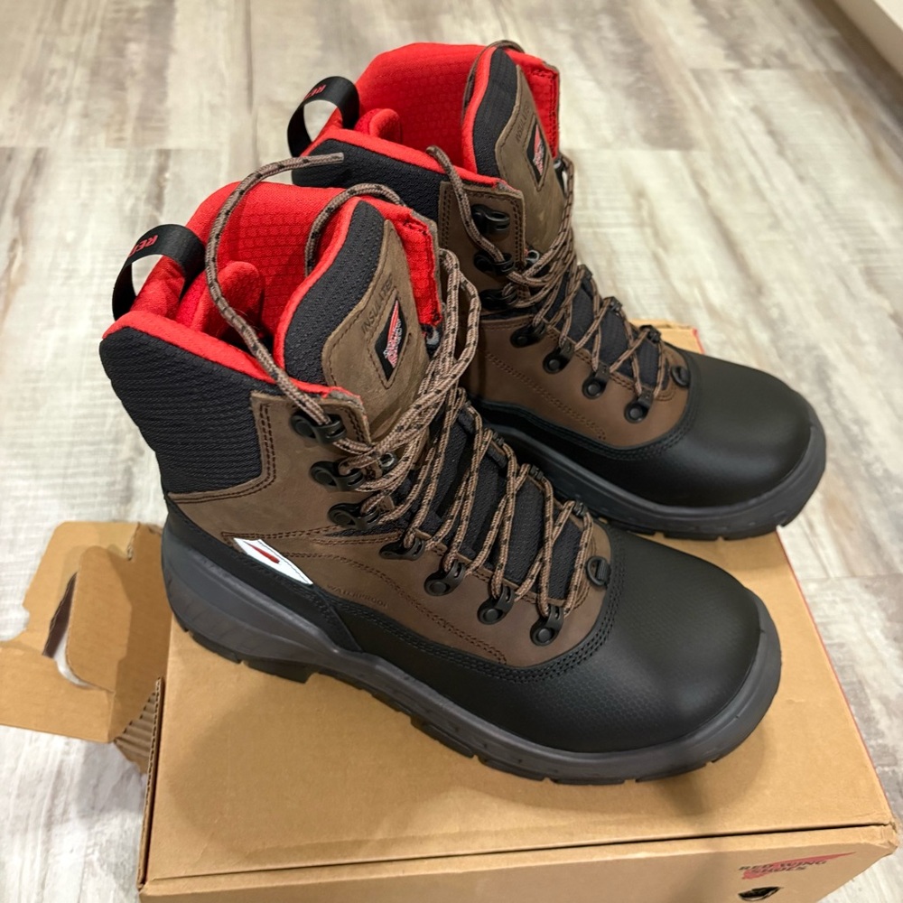 Red Wing Shoes Polar X Men's 8-inch Waterproof Soft Toe Boot 3264 Size 10